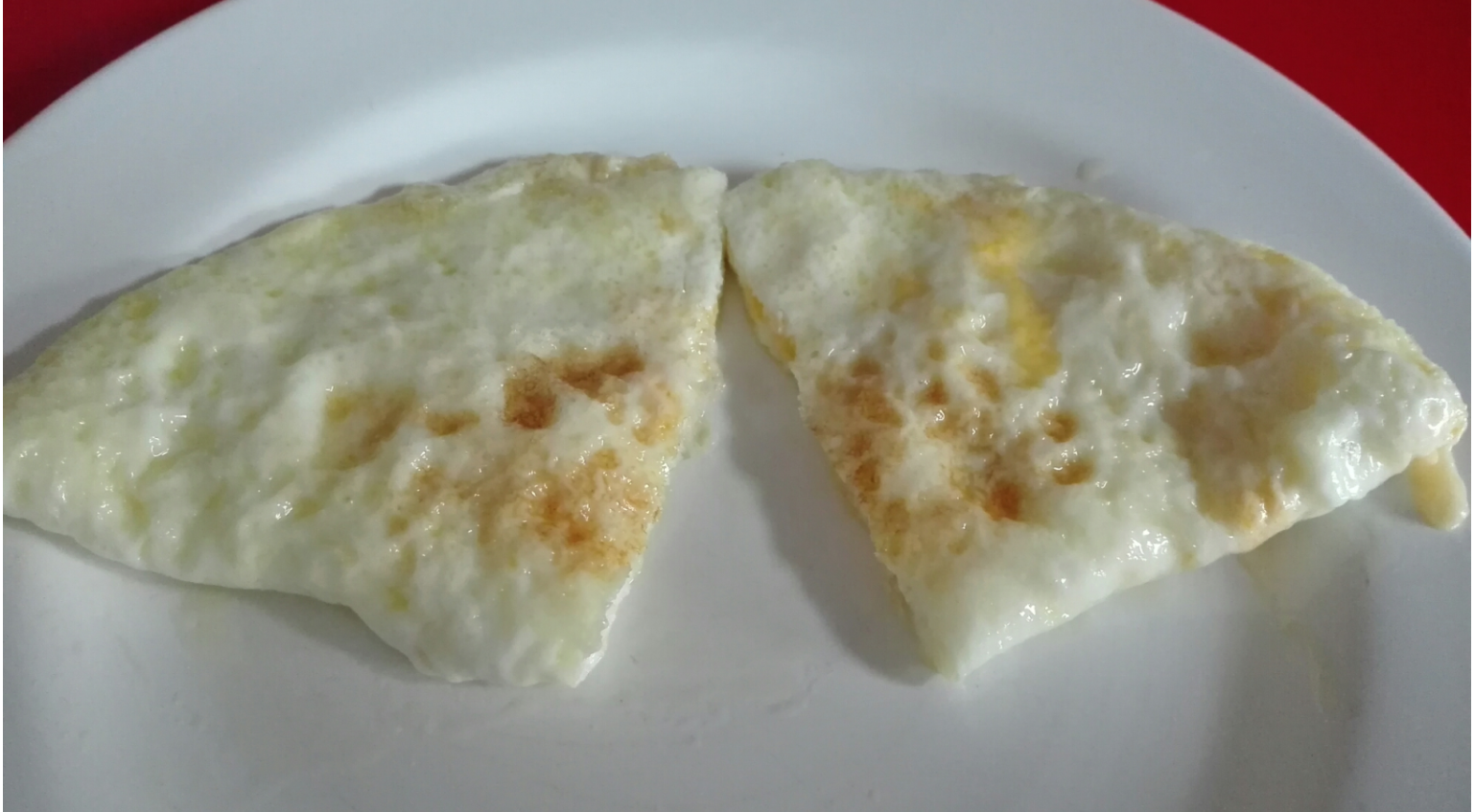 Puerros en conserva con tortilla de claras y arroz basmati.